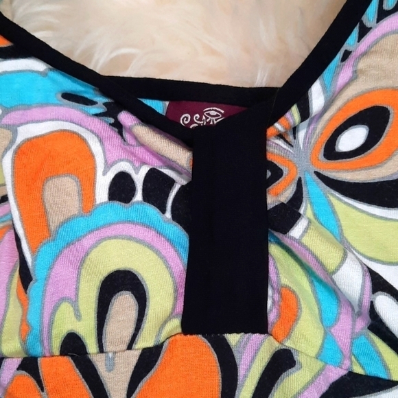 Salaam Printed Tank Swing Dress - Picture 2 of 4